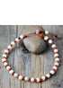 Boho Necklace, Chokers Pearl Knot